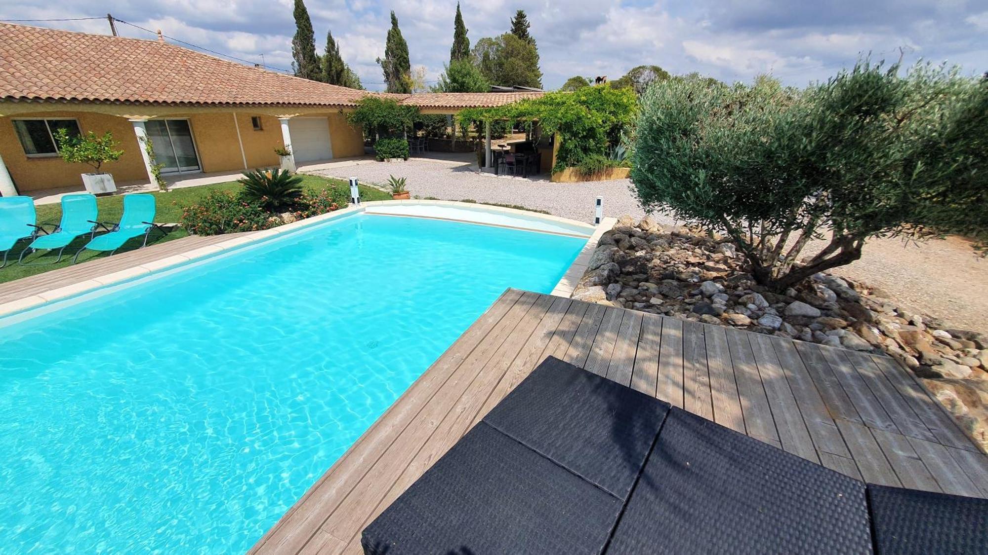 Villa Spacieuse A Beziers Avec Piscine Privee Et Jacuzzi Екстериор снимка