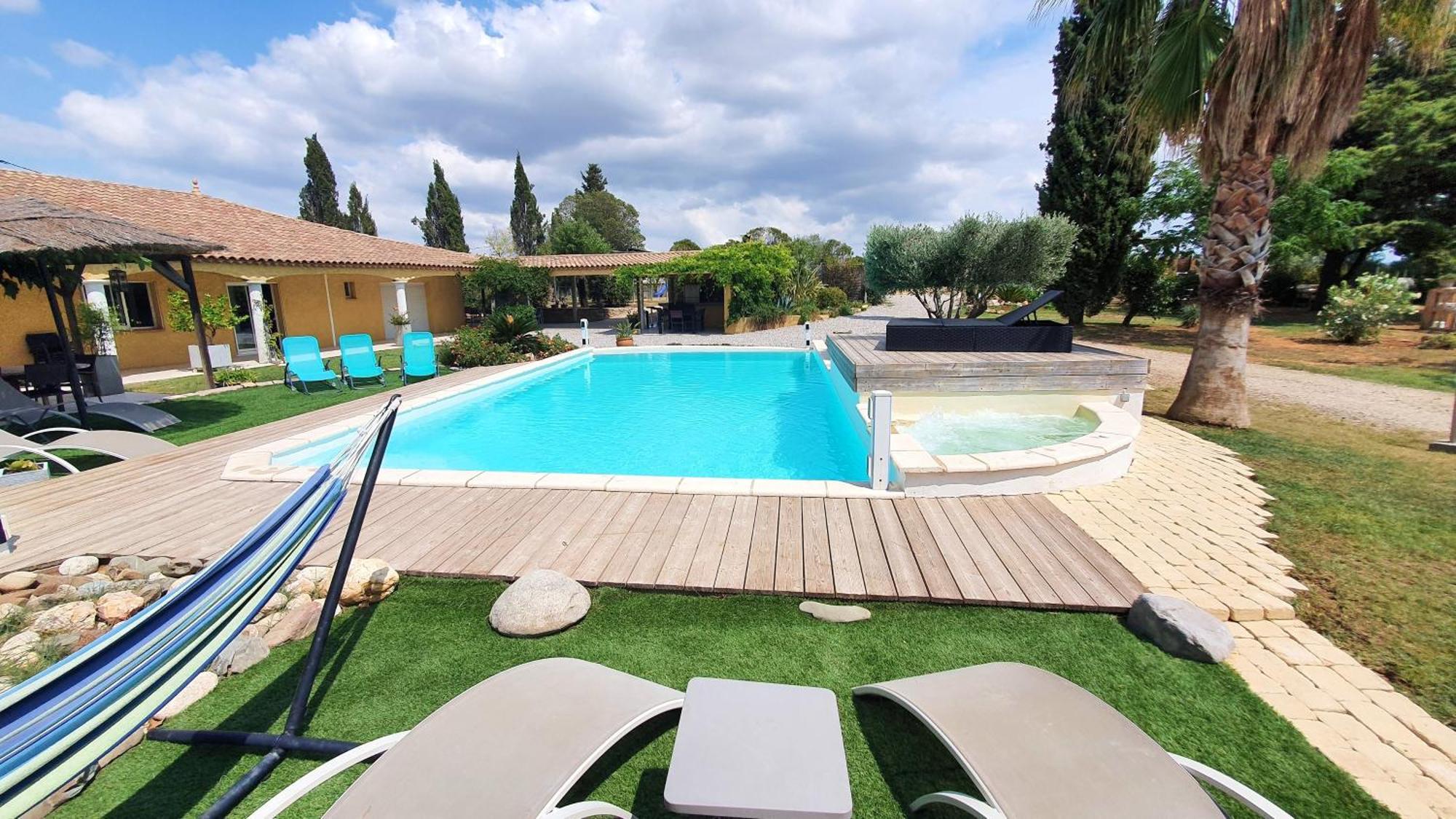 Villa Spacieuse A Beziers Avec Piscine Privee Et Jacuzzi Екстериор снимка