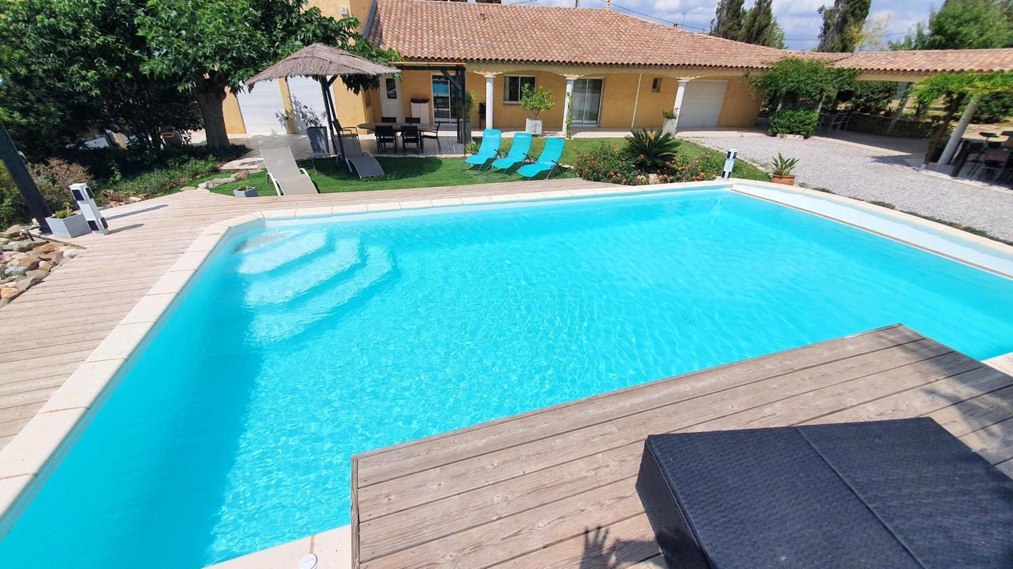 Villa Spacieuse A Beziers Avec Piscine Privee Et Jacuzzi Екстериор снимка